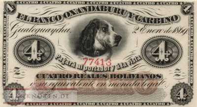 Argentinien - 4  Reales Bolivianos (#S1781r_UNC)