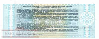 Argentinien - Tucuman - 10  Australes (#S2713b-1_UNC)