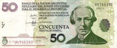 Argentinien - Banco de la Nacion Argentina - 50  Pesos (#S3104a_F)