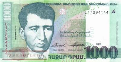 Armenia - 1.000  Drams (#050a_UNC)