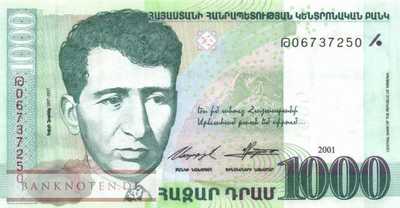 Armenia - 1.000  Drams (#050b_UNC)