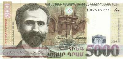 Armenien - 5.000  Drams (#051a_UNC)