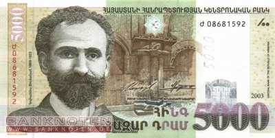 Armenia - 5.000  Drams (#051b_UNC)