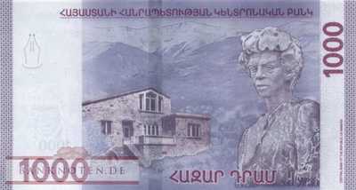 Armenia - 1.000  Drams (#061a_UNC)