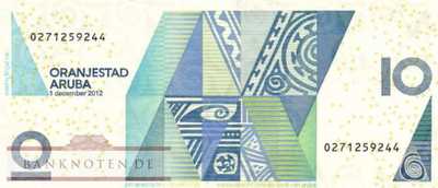 Aruba - 10  Florin (#016c_UNC)