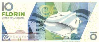 Aruba - 10  Florin (#016c_UNC)