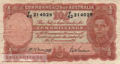 Australien - 10  Shillings (#025b_VG)