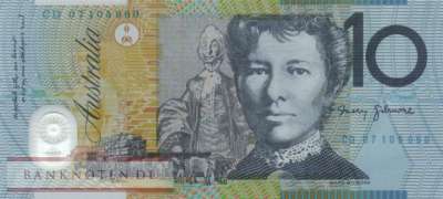 Australia - 10  Dollars (#058d_UNC)