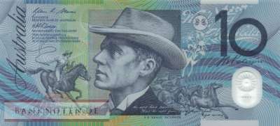Australia - 10  Dollars (#058d_UNC)