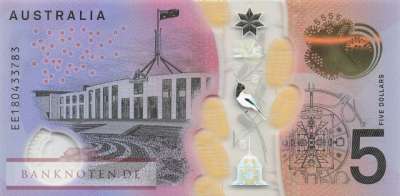 Australia - 5  Dollars (#062b_UNC)