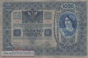Österreich - 1.000  Kronen (#008a_VG)