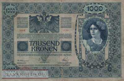 Austria - 1.000  Kronen (#008a_VG)