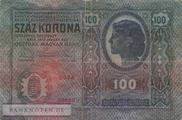 Austria - 100  Kronen (#012_F)