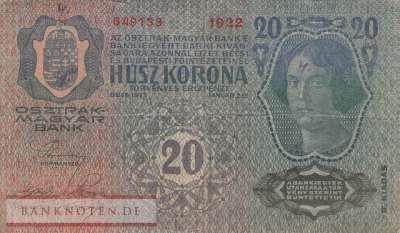 Österreich - 20  Kronen (#014_VG)