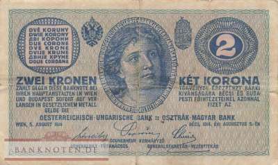 Österreich - 2  Kronen (#017b_F)