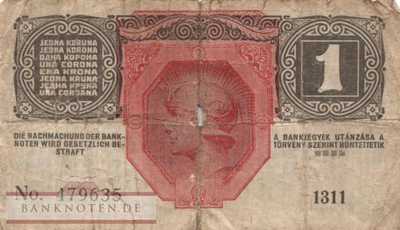 Austria - 1  Krone (#020_VG)