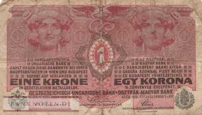 Austria - 1  Krone (#020_VG)