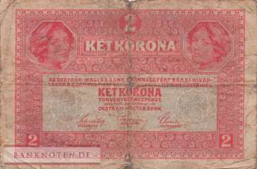 Österreich - 2  Kronen (#050_VG)