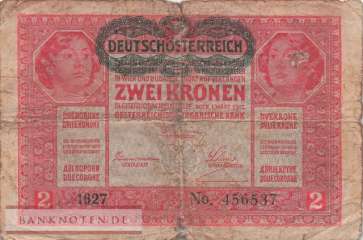 Österreich - 2  Kronen (#050_VG)