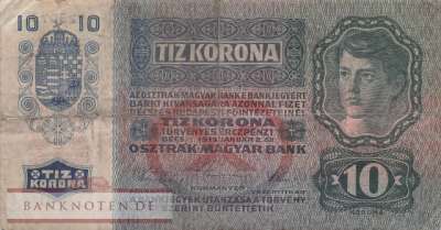 Österreich - 10  Kronen (#051a-2_F)