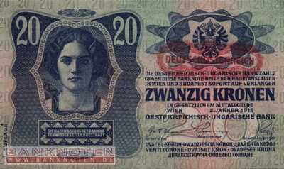 Österreich - 20  Kronen (#053a-1_UNC)