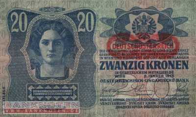 Österreich - 20  Kronen (#053a-1_VF)
