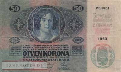 Österreich - 50  Kronen (#054a_VG)