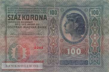 Österreich - 100  Kronen (#055a_VG)