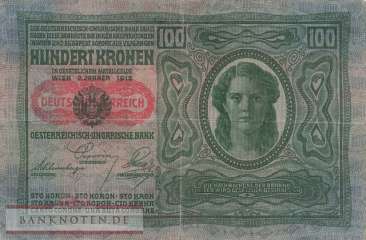 Österreich - 100  Kronen (#055a_VG)