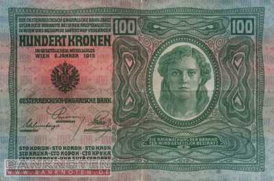 Österreich - 100  Kronen (#056a-1_VF)