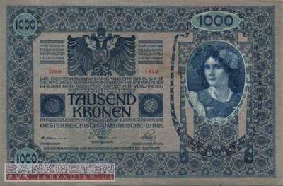 Österreich - 1.000  Kronen (#059_XF)