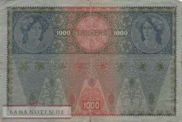 Österreich - 1.000  Kronen (#060_VG)