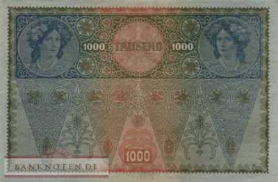 Österreich - 1.000  Kronen (#060_XF)