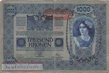Österreich - 1.000  Kronen (#060_VG)