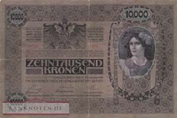 Österreich - 10.000  Kronen (#064_VG)