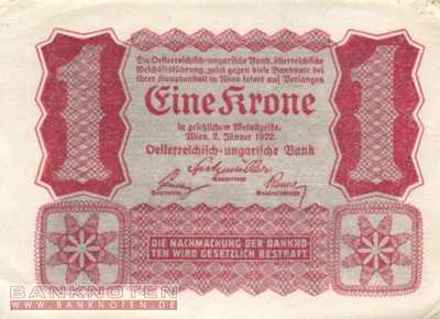 Österreich - 1  Krone (#073_VF)