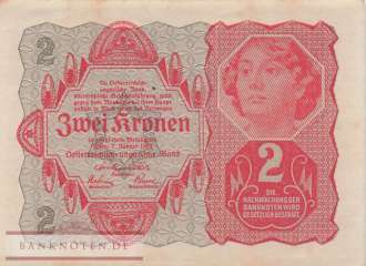 Österreich - 2  Kronen (#074_VF)