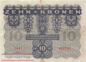 Österreich - 10  Kronen (#075_VF)