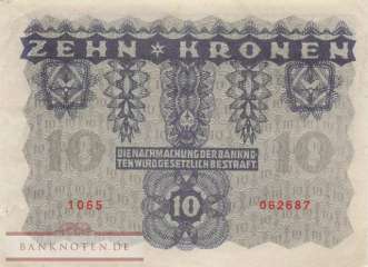 Österreich - 10  Kronen (#075_XF)