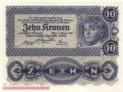 Österreich - 10  Kronen (#075_UNC)