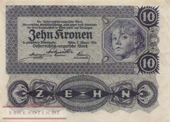 Österreich - 10  Kronen (#075_XF)