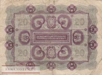 Österreich - 20  Kronen (#076_VG)