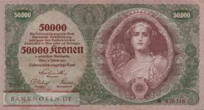 Austria - 50.000  Kronen (#080-2_F)