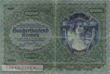 Österreich - 100.000  Kronen (#081_G)