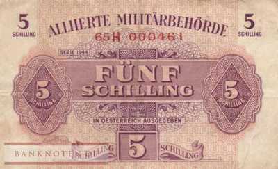 Austria - 5  Schilling (#105_F)