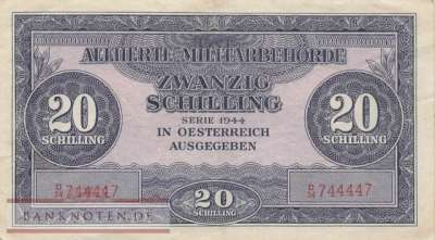 Österreich - 20  Schilling (#107_VF)