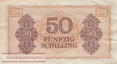 Österreich - 50  Schilling (#109_VF)
