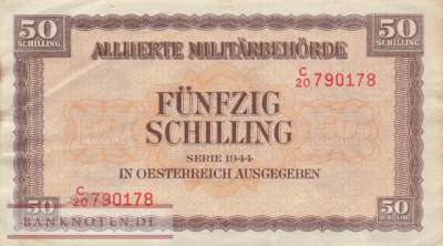 Österreich - 50  Schilling (#109_VF)