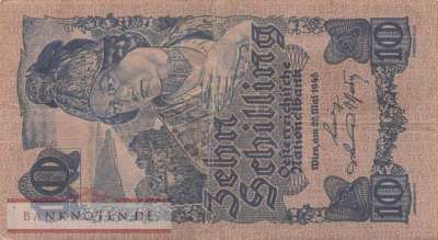 Österreich - 10  Schilling (#114-2_VF)