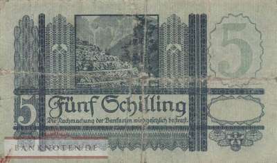 Oesterreich - 5  Schilling (#121-2_VG)